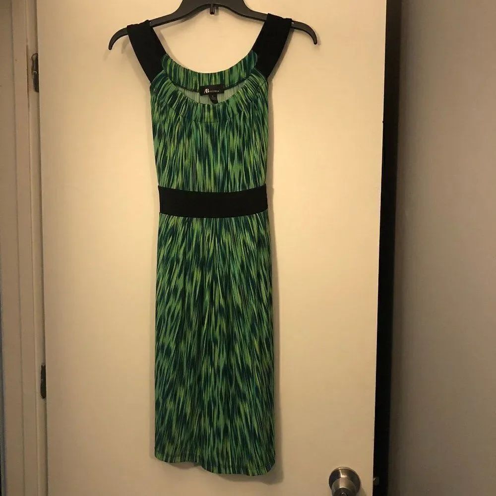 Women’s ABStudio Green and black sleeveless small